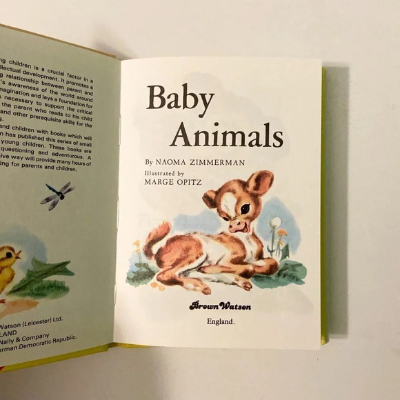 Vintage 1980 Start Right Elf Books Sunny Meadow Stories and  Baby Animals - Picture 13 of 16